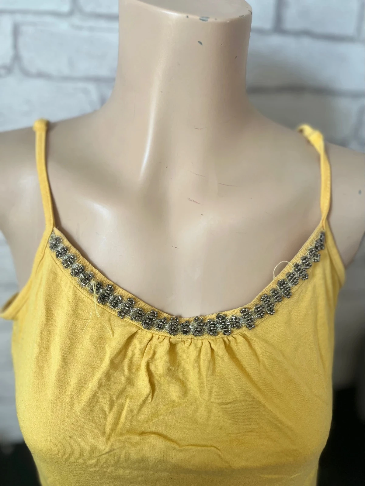 Tank top feminino fluido com alças finas – Tamanho 36 – photo 2